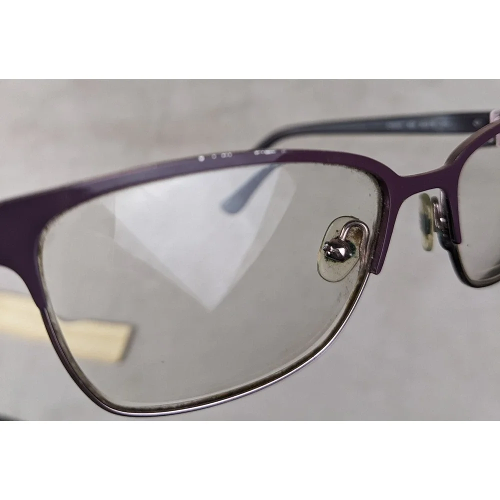 Calvin Klein Eyeglasses‎ Frames Rectangular Metal Purple